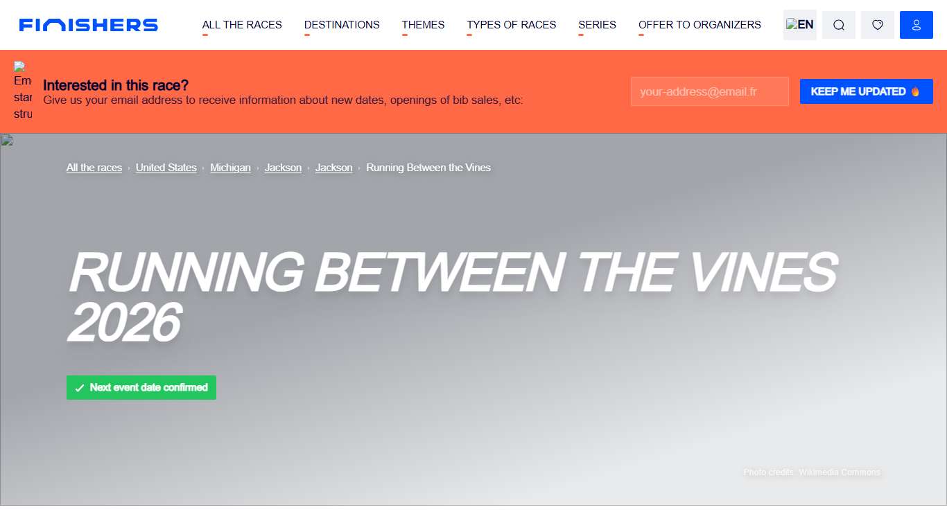 🏃 Running Between the Vines 2026 - All the information about the race and registration process Finishers